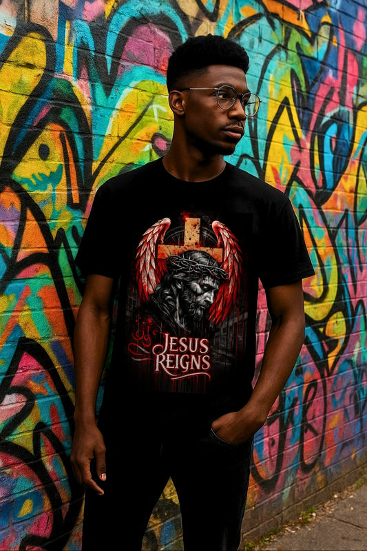 Majestic Stylez and Fashion - Jesus Reigns Tshirt