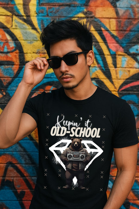 Majestic Stylez and Fashion - Keepin’ it Old-School - Tshirt.